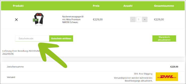 Deinen Donnerberg Gutscheincode gibst du im Warenkorb ein Den Donnerberg Rabatt Code im Warenkorb eingeben
