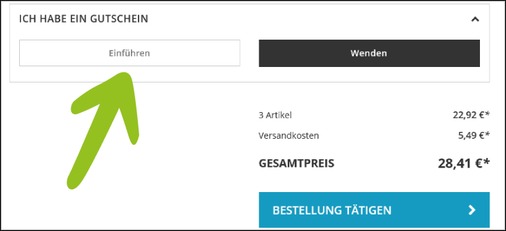 Gib hier deinen Rabattcode ein Deinen Parfumsclub Gutschein kannst du nach der Anmeldung verwenden
