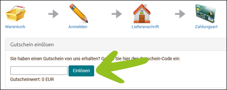 Gib deinen Rabattcode hier ein Deinen Reitstiefel Kandel Gutschein löst du im 4. Bestellschritt ein
