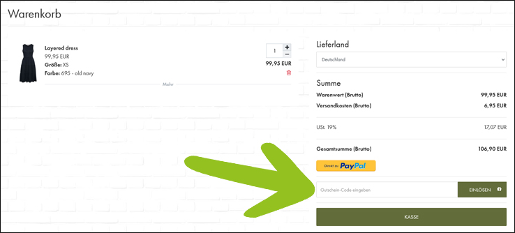 Löse hier deinen Coupon ein Den Wunderwerk Gutschein im Warenkorb aktivieren